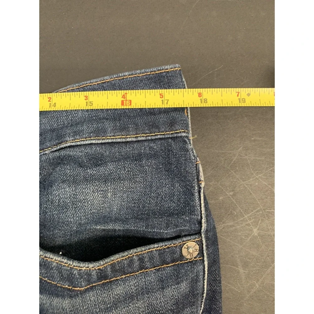 True Religion Mens Jeans Geno Relaxed Slim Blue 34 x 28 (Measured) - Read Note